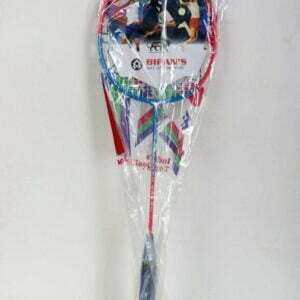 Badminton_Racket_Bipans_Kadet_BlueFPink_Slant with cover